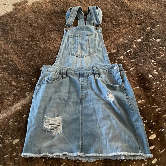 refuge Dresses & Skirts - Denim overall dress